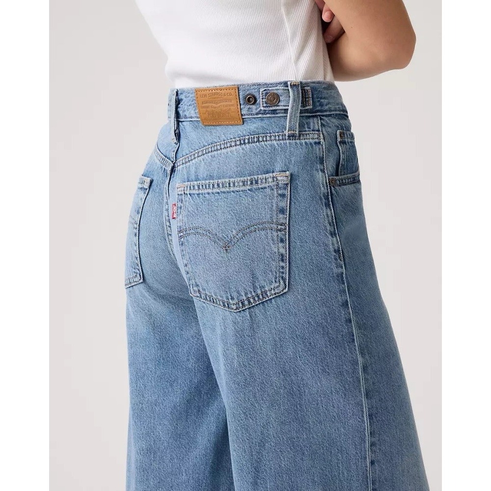Levis Women's Jeans Cinch Baggy Wide Leg Size 27 - Picture 2 of 9